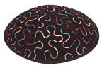 Multicolor Foil Puzzle Embossed Kippah