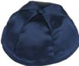 Navy Satin Kippah