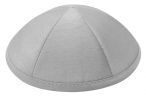 Lt. Grey Raw Silk Kippah