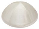 Ivory Raw Silk Kippah