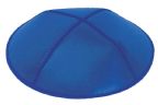 Royal Blue Leather Kippah