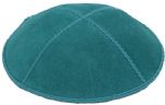 Teal Suede Kippah