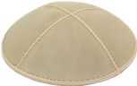 Ivory Suede Kippah