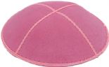 Hot Pink Suede Kippah