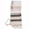 Traditional Wool Tallit with Decorative Ribbon Style # 20