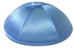 Wedgwood Blue Deluxe Satin Kippah