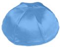 Wedgwood Blue Satin Kippah