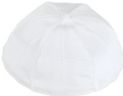 White Moir Kippah