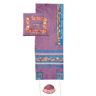 Yair Emanuel Embroidered Raw Silk Tallit Set in Jerusalem Purple