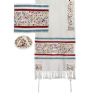 Yair Emanuel Tallit Embroidered the Matriarchs- Multicolor