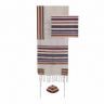 Yair Emanuel Hand Woven Tallit in Multicolor