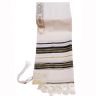 Traditional Wool Tallit with Decorative Ribbon Style # 18