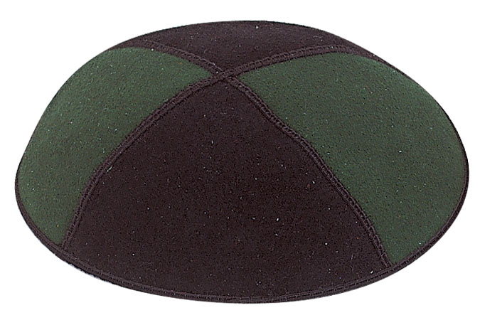 Two Tone Suede Kippah