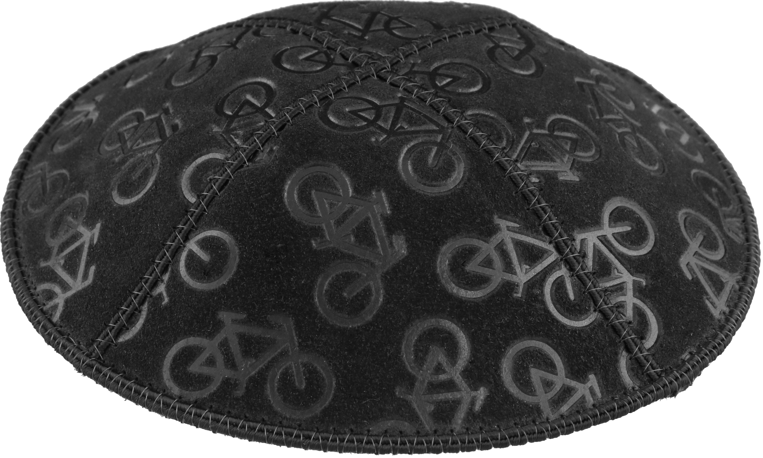 Bicycles Embossed Kippah