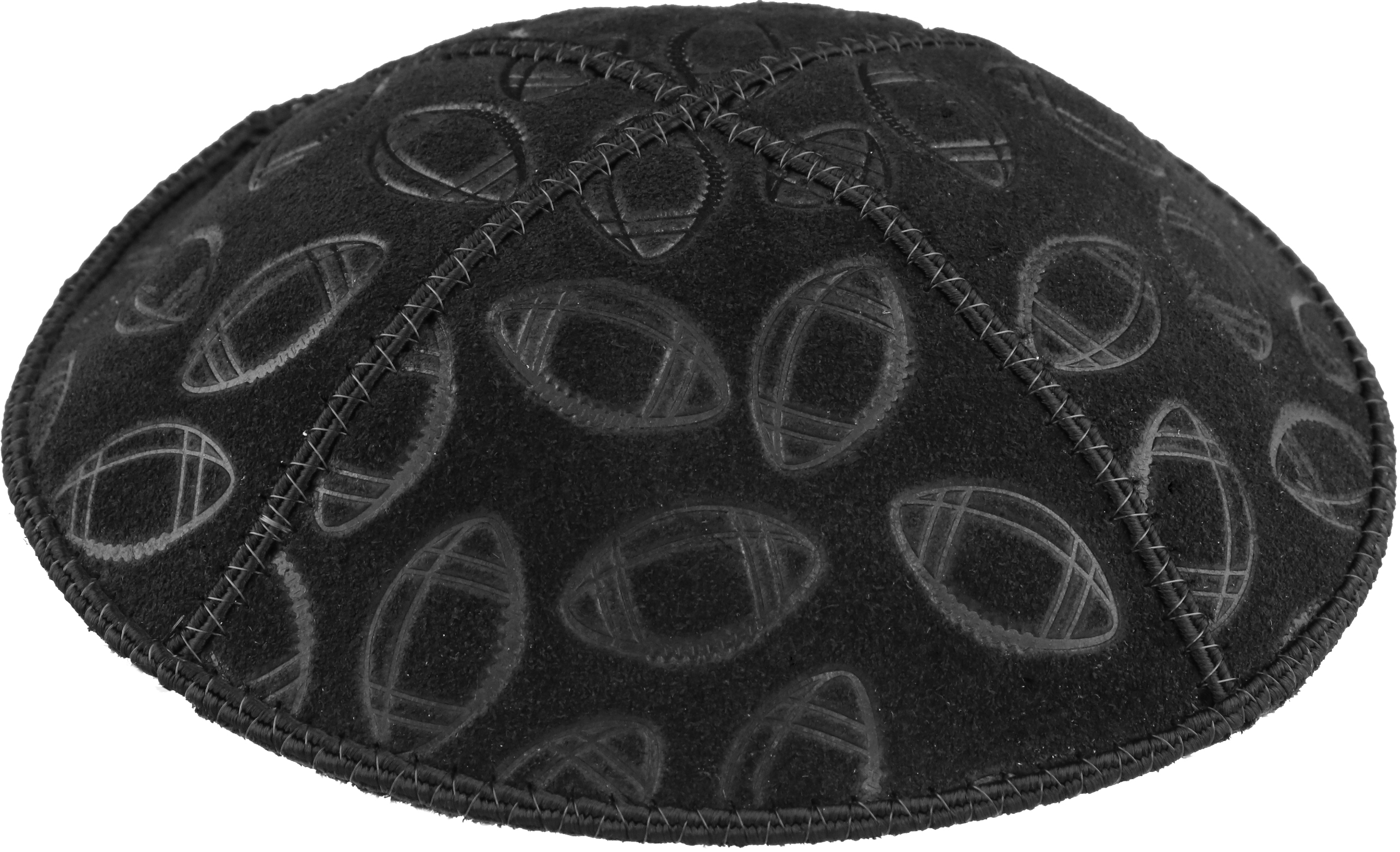 Football Embossed Kippah