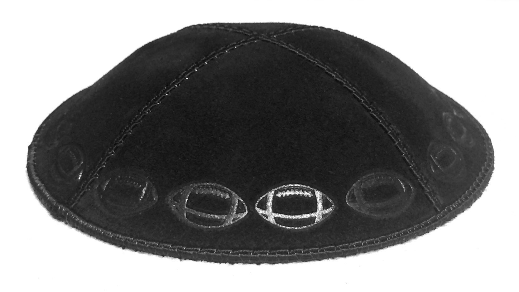 Football Border Embossed Kippah