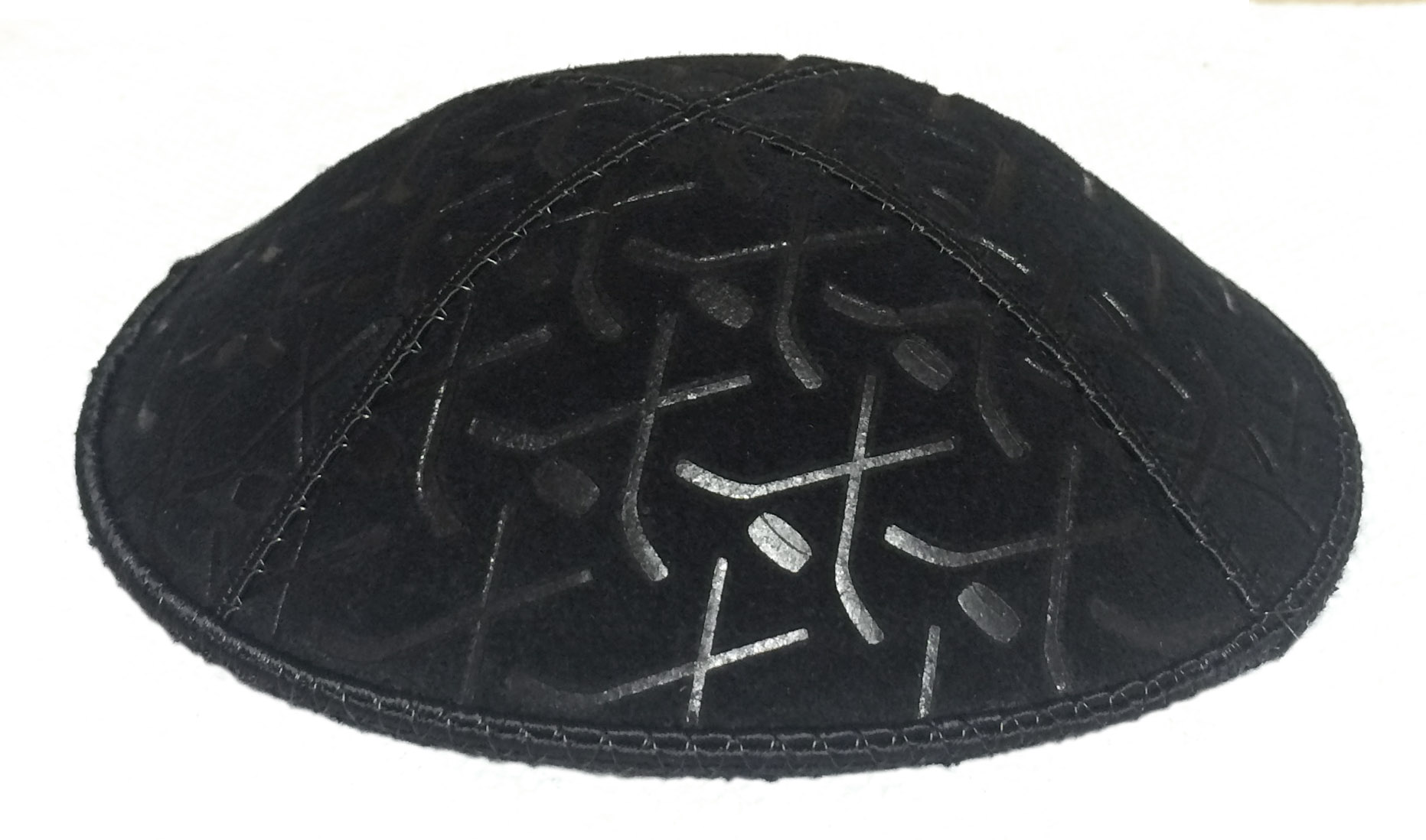 Hockey Embossed Kippah