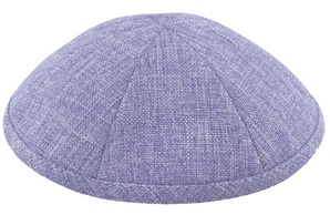 Lavender Burlap Kippah