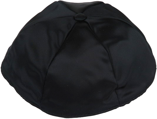 Black Satin Kippah