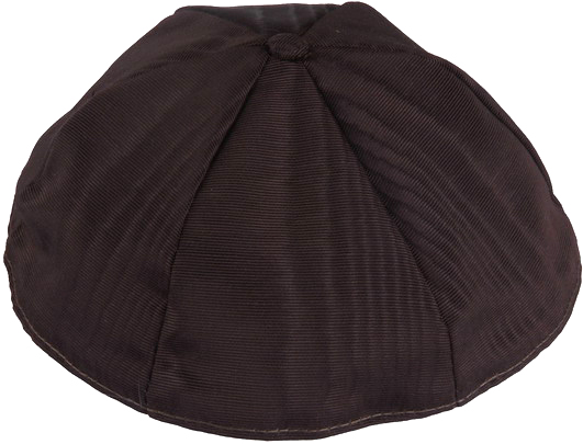 Brown Moir Kippah