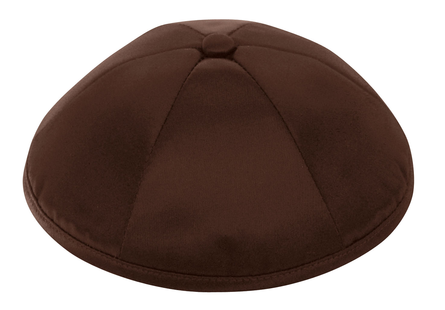 Brown Deluxe Satin Kippah