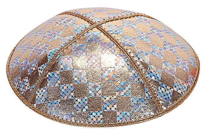 FL110 Fancy Leather kippah