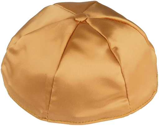 Gold Satin Kippah