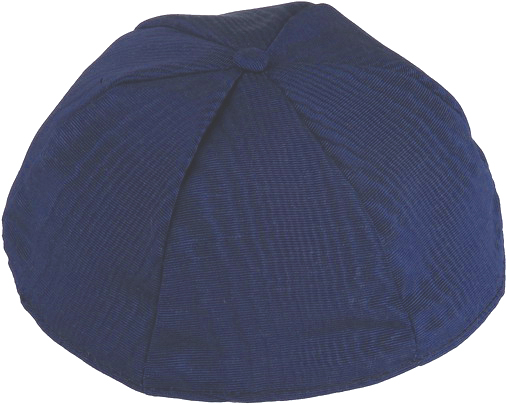 Navy Moir Kippah