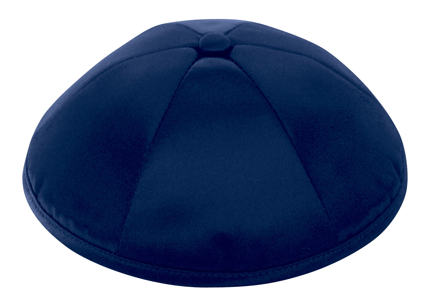 Navy Deluxe Satin Kippah