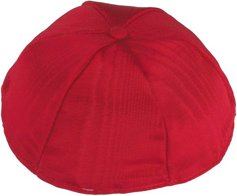 Red Moir Kippah