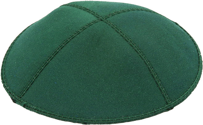 Emerald Suede Kippah