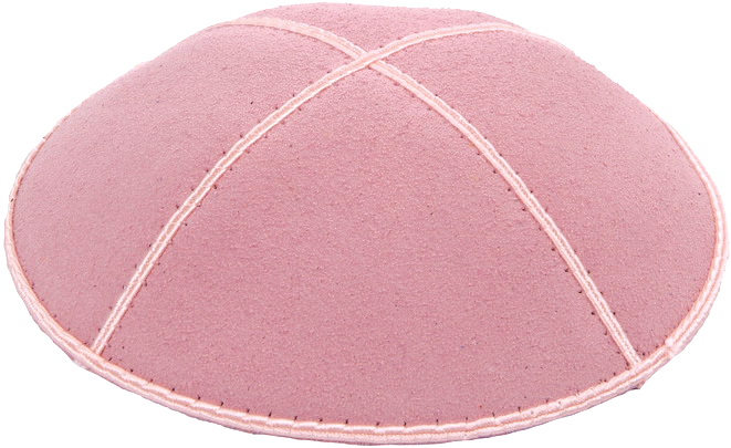 Light Pink Suede Kippah