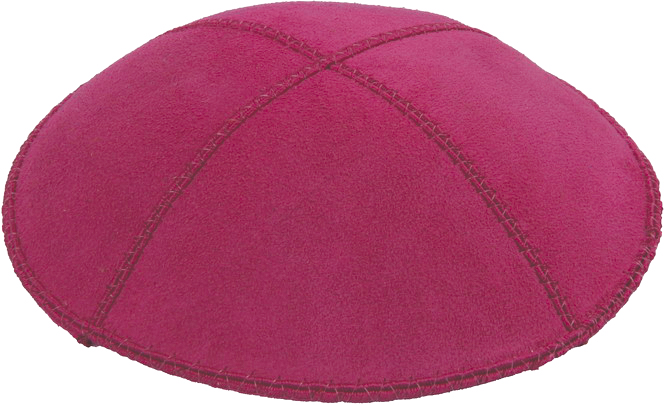 Fuchsia Suede Kippah