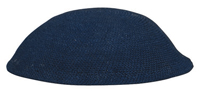 Navy Knit Kippot