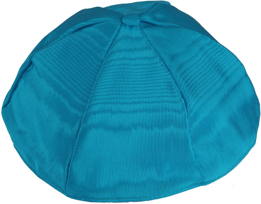 Turquoise Moir Kippah