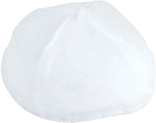 White Velvet Kippah