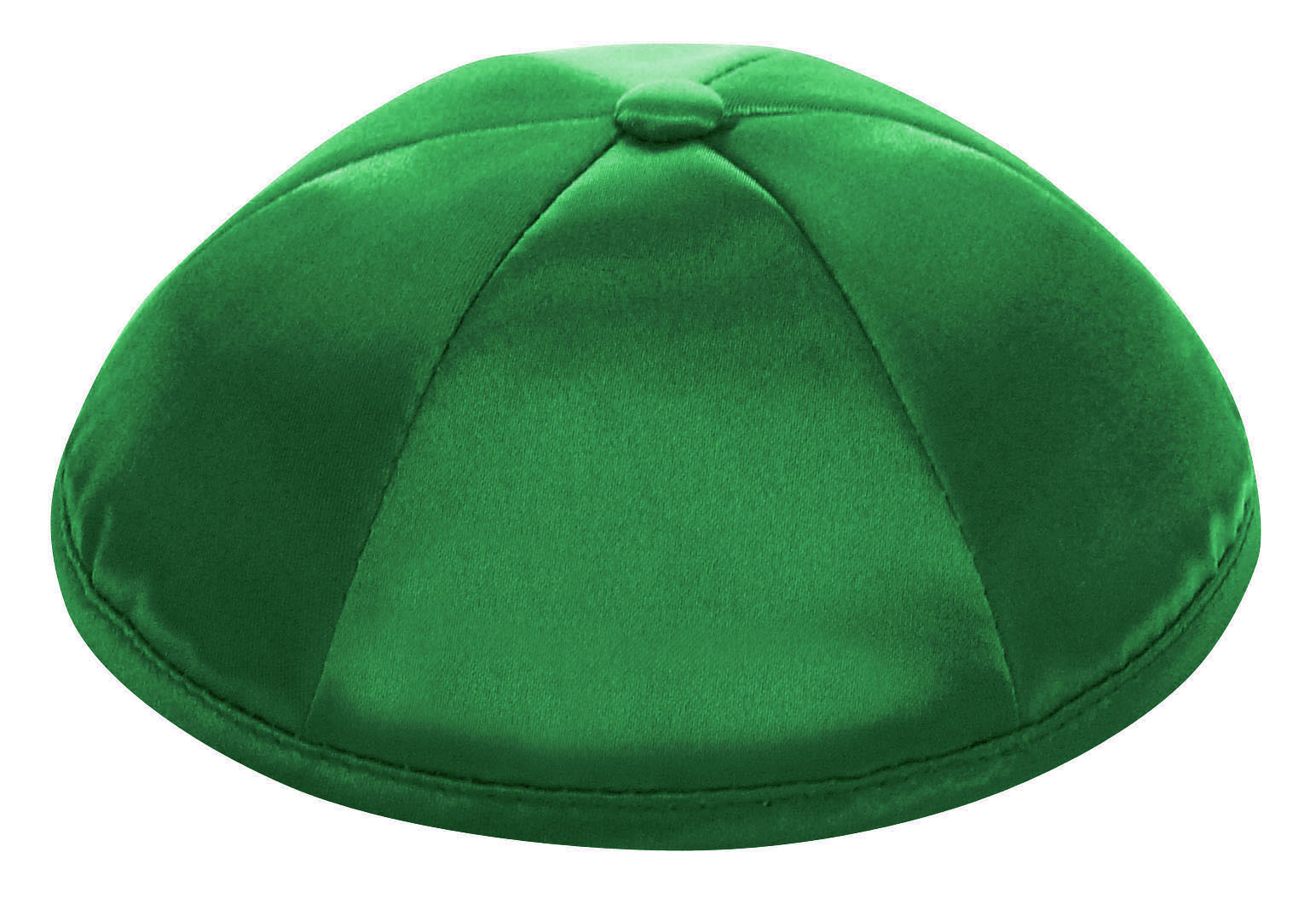 Kelly Green Deluxe Satin Kippah