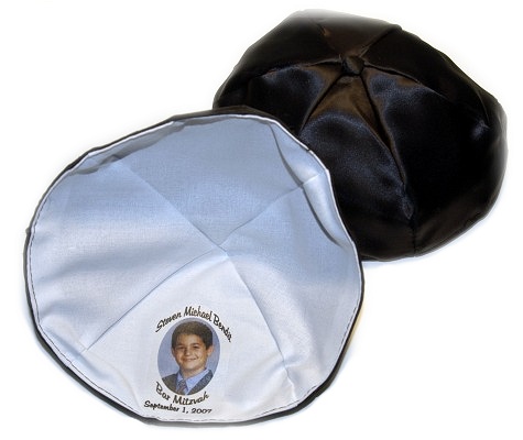 Satin Photo Yarmulke