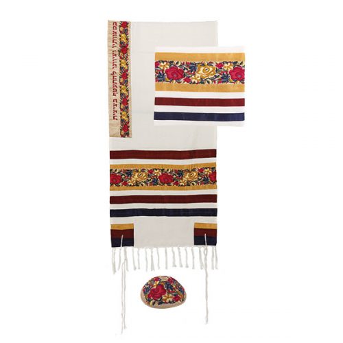 Yair Emanuel Multi-fabric Tallit - Floral