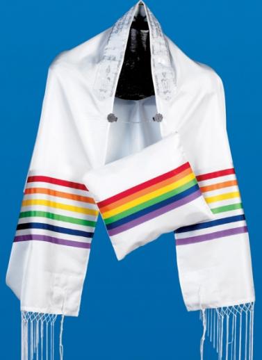 The Rainbow Tallit Set by Zion Talis